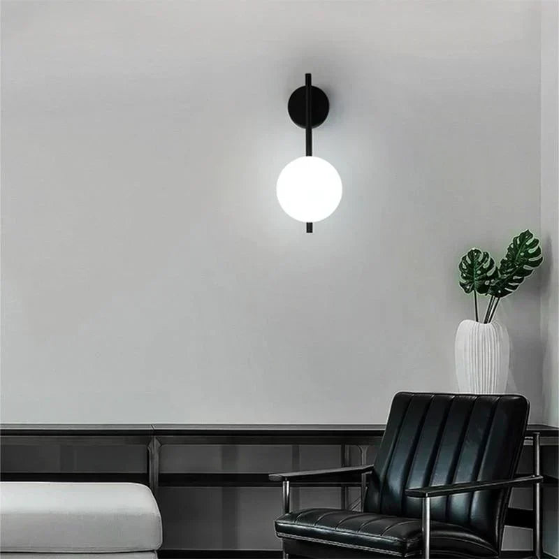 Nyra Modern Wall Sconce Light Fixture Gold Metal LED 30cm x 12cm — Image 8