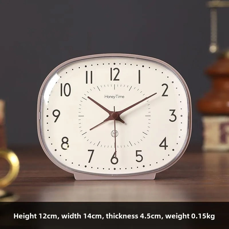 Surrealist Melting Shelf Clock Silver Plastic Roman Numerals Home Office Decor — Image 9
