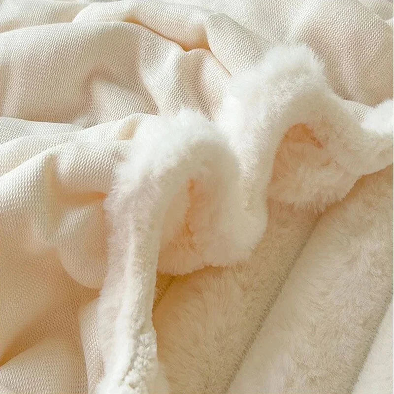 Luxury Plush Ribbed Fleece Bedspread - Soft, Cozy, and Warm - Available in Multiple Colors — Image 4